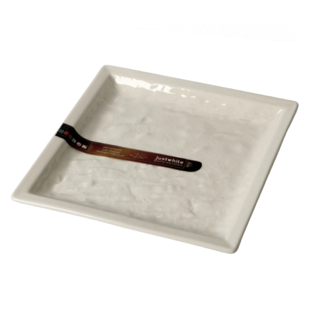 Piatto Quadrato Just White 18,2 cm Bianco | DAC Forniture