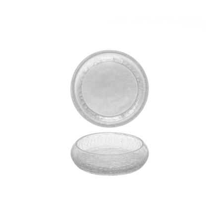 Piatto Piano/Fondo Crackle Donut 20 cm | DAC Forniture