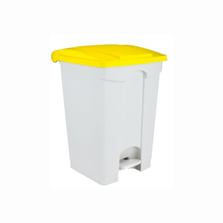 Contenitore a pedale con coperchio Giallo 45 Lt