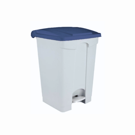Contenitore a pedale con coperchio Blu 45 Lt