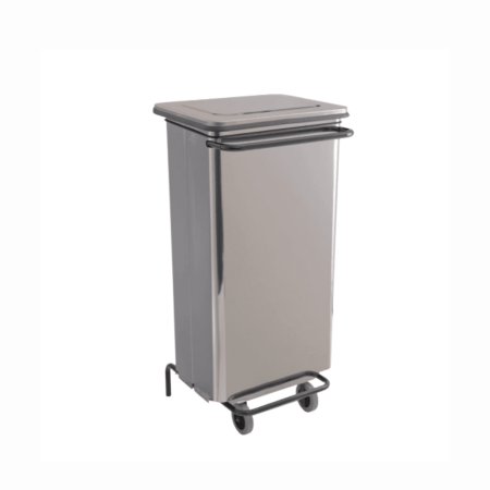 Contenitore a pedale Inox 110 lt - DAC Forniture
