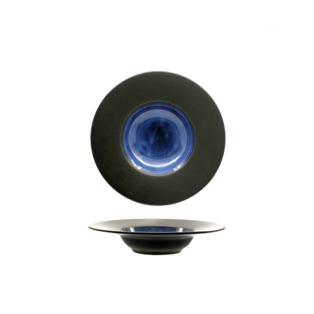 Pasta Bowl Madeira cm 24 Nero Blu | DAC Forniture