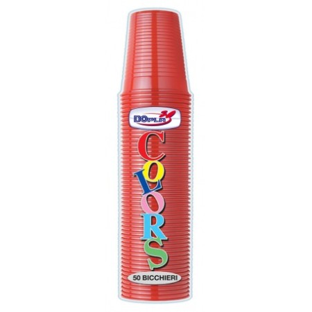 Bicchieri rossi 200cc - 50pz