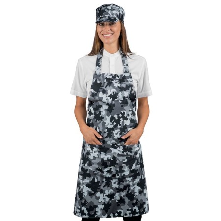 Grembiule pettorina 70x90 mimetico Isacco