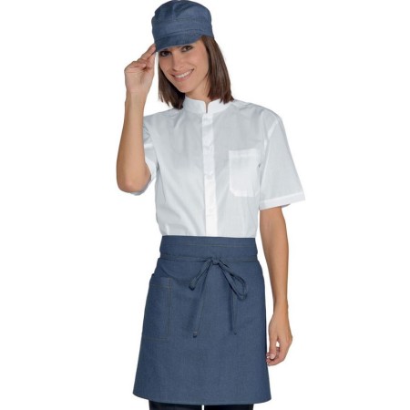 Grembiule vita jeans cm.70x46 con tasca Isacco